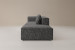 Montclair Modular Open 3-Seater Couch - Stormy Haze Fabric Modular Couches - 3