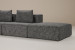 Montclair Modular Open 3-Seater Couch - Stormy Haze Fabric Modular Couches - 5