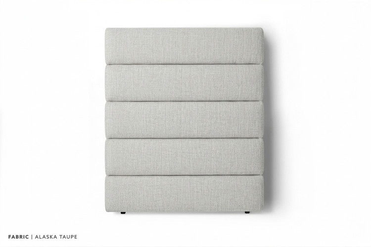 Drew Headboard - 3/4 - Alaska Taupe Three Quarter Headboards - 1