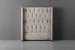 Genevieve Headboard - 3/4 - Smoke Three Quarter Headboards - 1