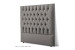 Catherine Headboard - King - Alaska Dark Grey King Headboards - 2