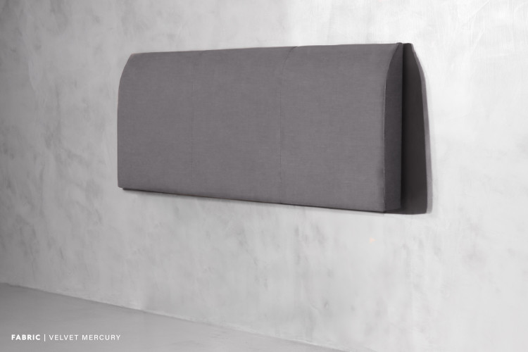 Gemma Headboard - 3/4 - Velvet Mercury Three Quarter Headboards - 1