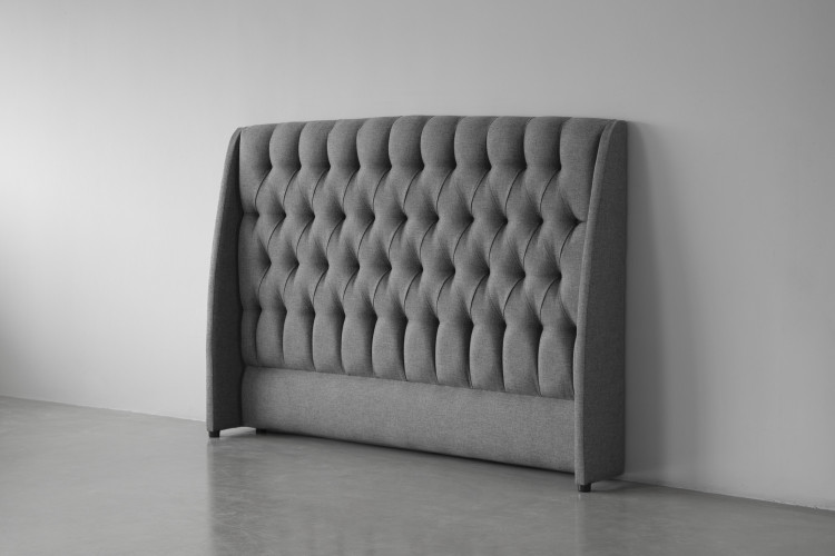 Aubrien Headboard - King - Harmony Dark Grey King Headboards - 1