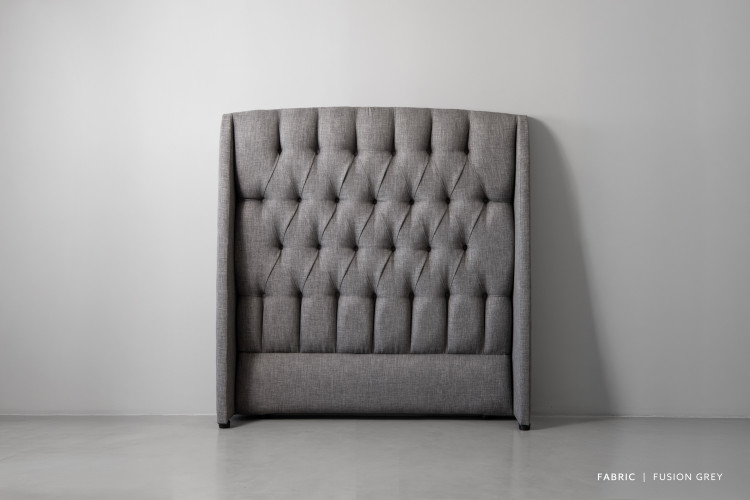 Aubrien Headboard - 3/4 - Fusion Grey Three Quarter Headboards - 1