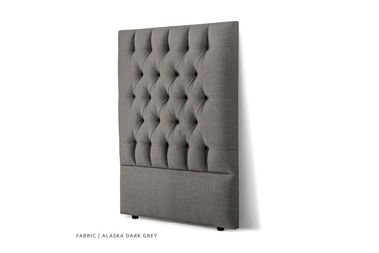 Catherine Headboard - Single - Alaska Dark Grey Single Headboards - 1