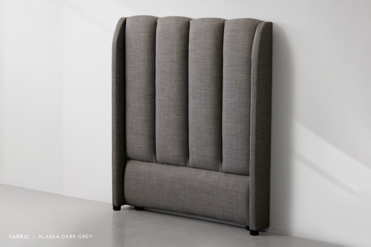 Corina Headboard - Three Quarter - Alaska Dark Grey 3/4 Headboards - 1
