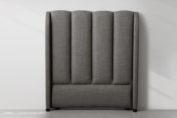 Corina Headboard - Three Quarter - Alaska Dark Grey 3/4 Headboards - 1
