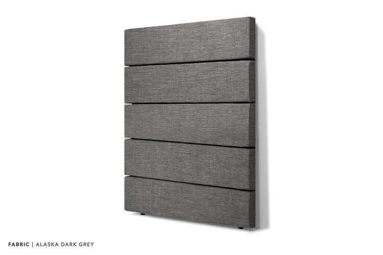 Drew Headboard - Single - Alaska Dark Grey Single Headboards - 1