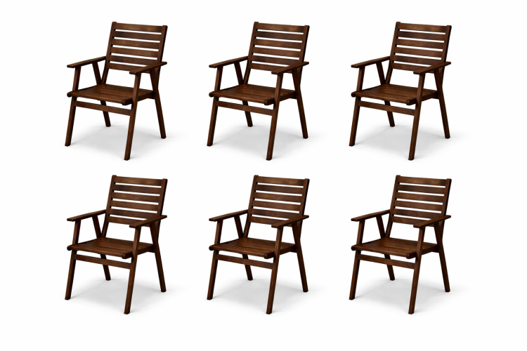 Demo - Avalon Patio Chair  Set - 6 Seater Demo Clearance - 1