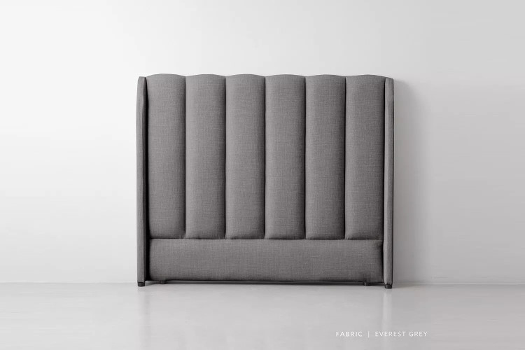 Corina Headboard - King - Everest Grey King Headboards - 1
