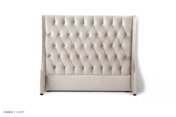 Madison Headboard - Double - Ivory Double Headboards - 1