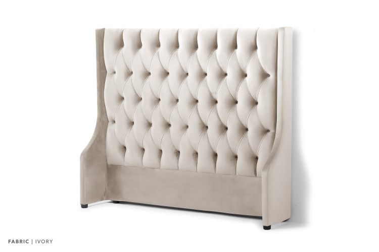 Madison Headboard - Double - Ivory Double Headboards - 1