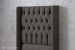 Genevieve Headboard - 3/4 - Alaska Dark Grey Three Quarter Headboards - 3