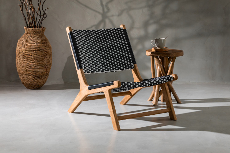 Kuta Chair - Black & White Occasional Chairs - 1