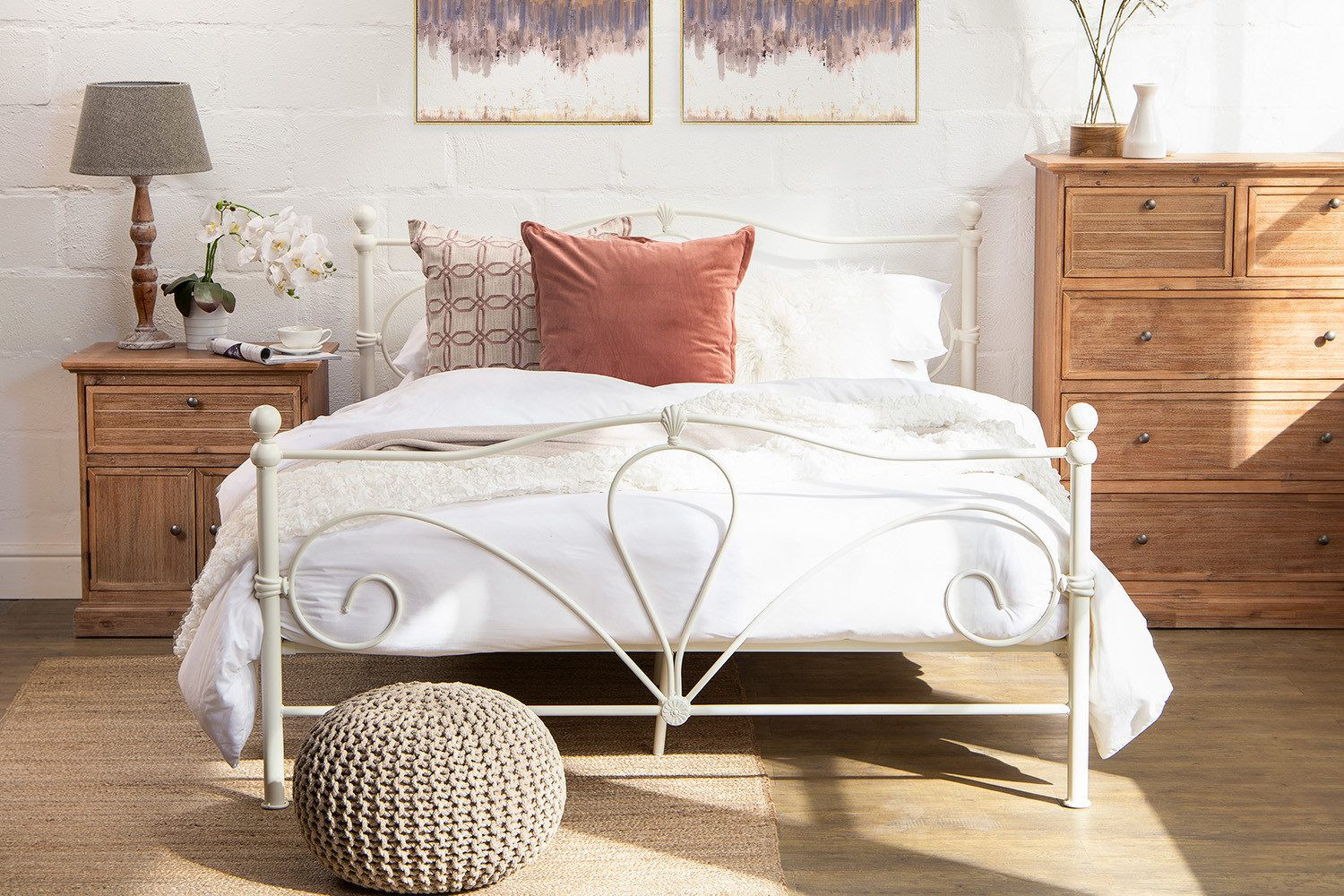 Mabel Metal Bed Double For Sale | Cielo