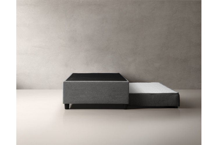 Jupiter Dual Function Kids Bed Base - 3/4 - Charcoal Three Quarter Bed Bases - 1