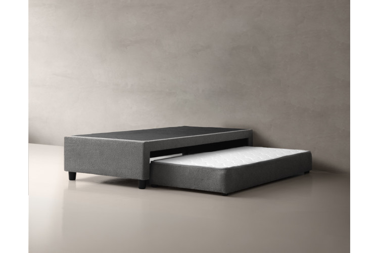 Jupiter Dual Function Kids Bed Base - 3/4 - Charcoal Three Quarter Bed Bases - 3