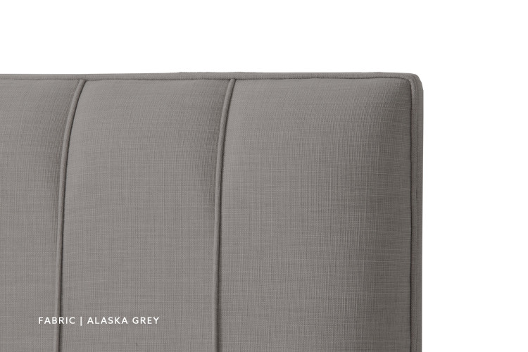 Harlem Headboard - Queen - Alaska Grey Queen Headboards - 1