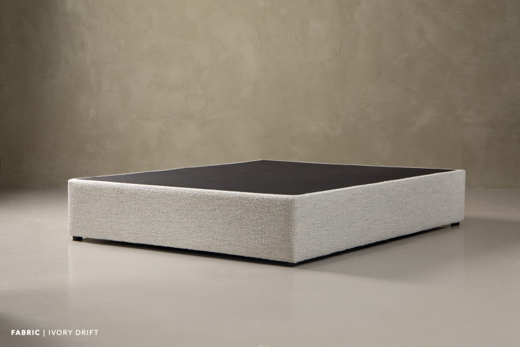 Zoey Bed Base - Queen - Ivory Drift Bed Bases - 1