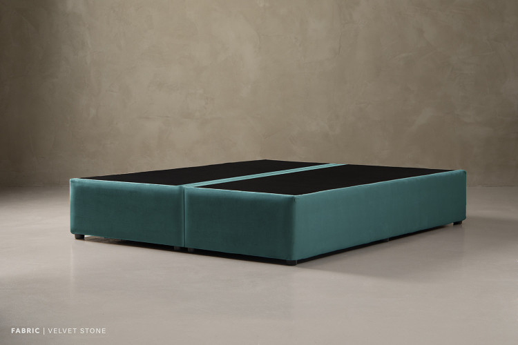 Zoey Bed Base - King - Velvet Teal Bed Bases - 1
