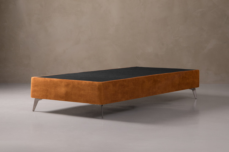 Maya Bed Base - Single - Aged Mustard Bed Bases - 3