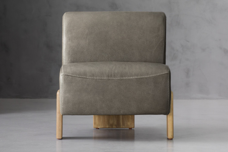 Demo - Takara Leather Chair - Graphite Demo Clearance - 1