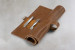 Nouvelle Leather Knife Roll - Brown Cookware - 3
