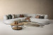 Amberweave Corner Couch - Ivory Drift Corner Couches - 1