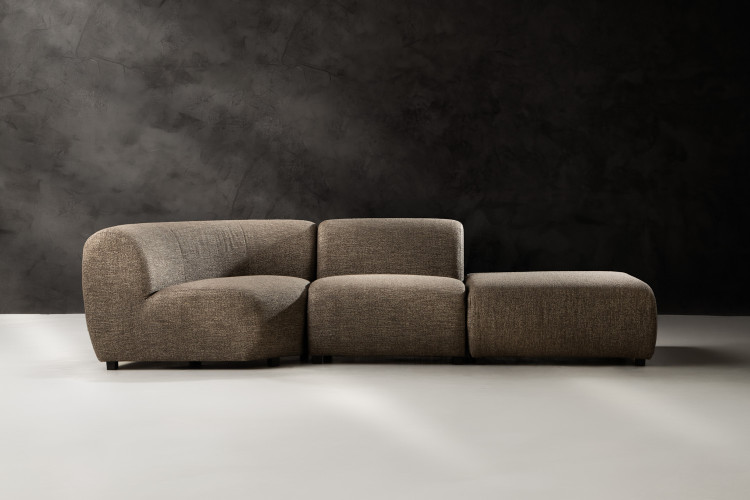 Wentworth Modular Open 3-Seater Couch - Wood Drift 3 - Seater Couches - 1