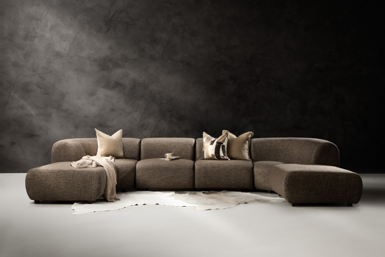 Wentworth Grand Modular Couch Set - Wood Drift Modular Couches - 1