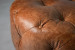 Amara Round Leather Ottoman - Vintage Tan Ottomans - 4