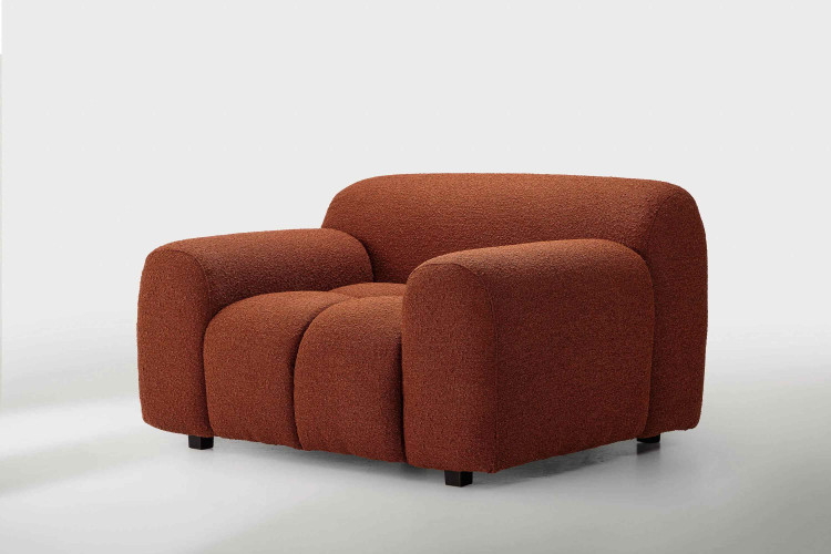 Demo - Norhaven Armchair - Rust Demo Clearance - 1