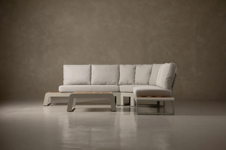Demo - Zanzibar Corner Patio Lounge Set Demo Clearance - 1