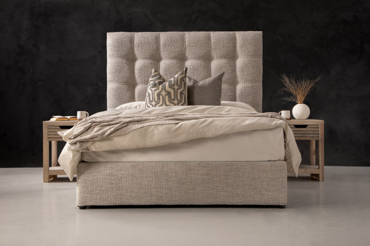 Ariella Bed - Queen - Dusty Drift Queen Size Beds - 1