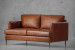 Demo - Remington 2 seater Couch - burnt Tan Demo Clearance - 2