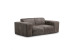 Demo - Jagger 2-Seater Leather Couch - Graphite Demo Clearance - 2