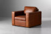 DEMO-Archer Leather Armchair-Burnt Tan Demo Clearance - 1