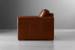 DEMO-Archer Leather Armchair-Burnt Tan Demo Clearance - 3