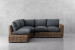 Demo - Panama Corner Patio Lounge Set - Slate Home - 1