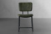 Demo - Norris Leather Dining Chair Set of 4 - Vintage Green Demo Clearance - 3