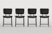 Demo - Norris Leather Dining Chair - Obsidian Demo Clearance - 1