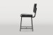 Demo - Norris Leather Dining Chair - Obsidian Demo Clearance - 5