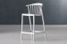 Demo - Kenzy Counter Bar Chair - Set of 5 - White Demo Clearance - 3