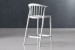 Demo - Kenzy Counter Bar Chair - Set of 5 - White Demo Clearance - 4