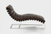 Demo - Morello Leather Lounger - Vintage Dark Brown Demo Clearance - 2