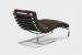 Demo - Morello Leather Lounger - Vintage Dark Brown Demo Clearance - 3