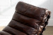 Demo - Morello Leather Lounger - Vintage Dark Brown Demo Clearance - 4