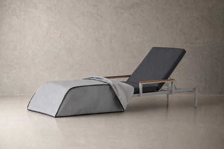 Protective Cover - Zahre Pool Lounger - Grey Protective Covers - 3