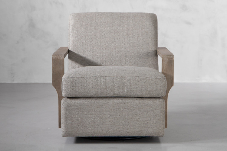 Demo - Elara Swivel Armchair - Flint Demo Clearance - 1
