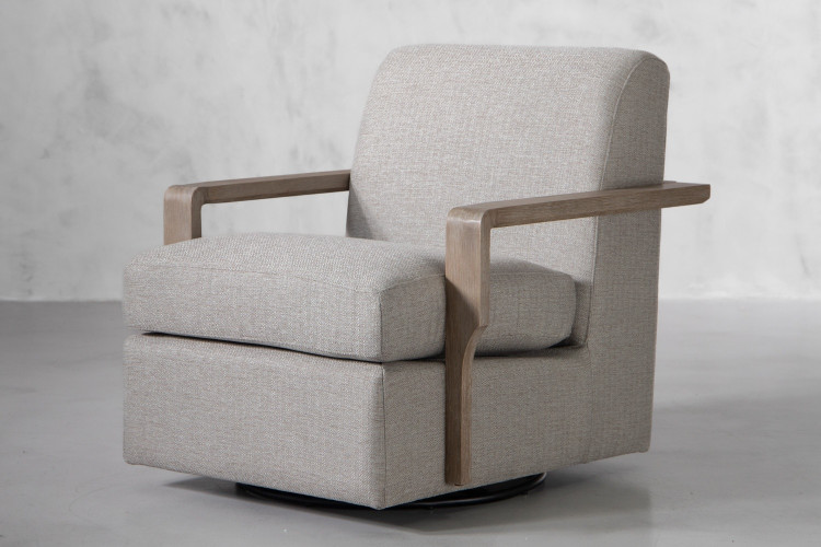 Demo - Elara Swivel Armchair - Flint Demo Clearance - 1